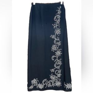 100% Silk Wrap, Ankle Length Skirt. Nwt